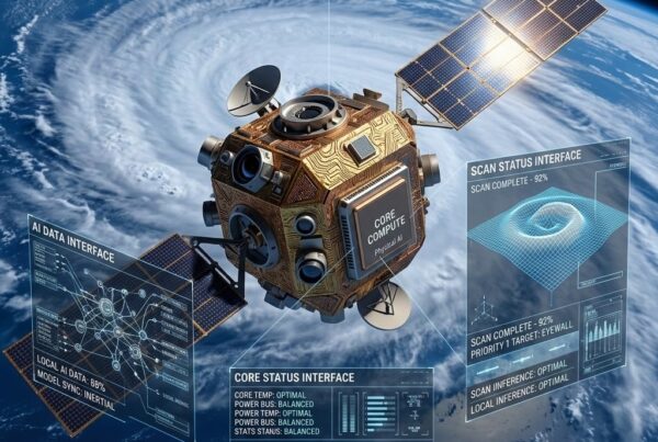 Satellite using Physical AI to process data locally while operating under power and communication limits
