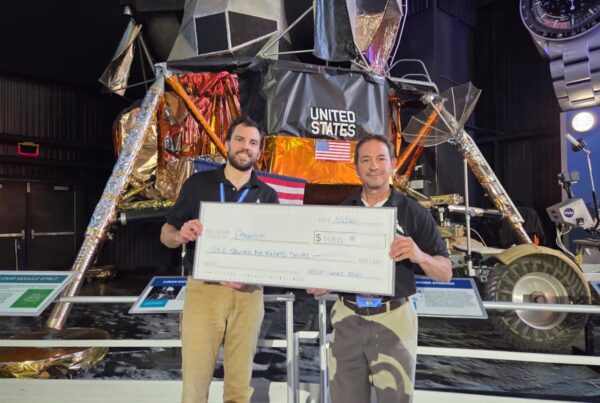 AstraQua receives second-place recognition in the Moon to Mars Civil Space Shortfall Solution Challenge, September 2, 2026.
