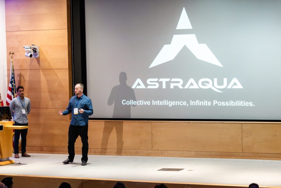 AstraQua presenting at the UCLA Draper Innovation Showcase